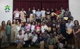 Entrega de certificados do curso de Português Língua de Acolhimento, em Coimbra