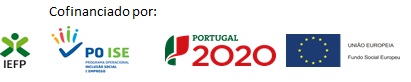 Logotipos - Medida financiada pelo Fundo Social Europeu