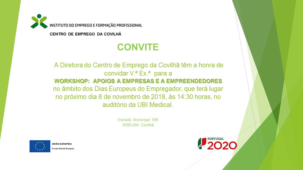 Apoios a Empresas e a Empreendedores